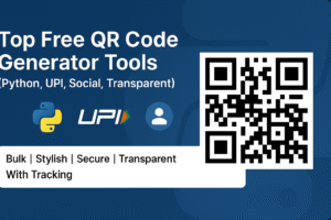best qr code tools with tracking python and transparent background